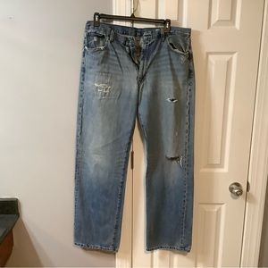 Worn Loose Ralph Lauren Polo Jeans 38 x 34